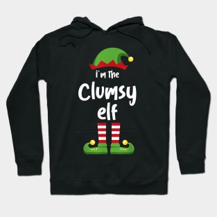 I'm The Clumsy Elf Family Matching Christmas Pajama Gifts Hoodie